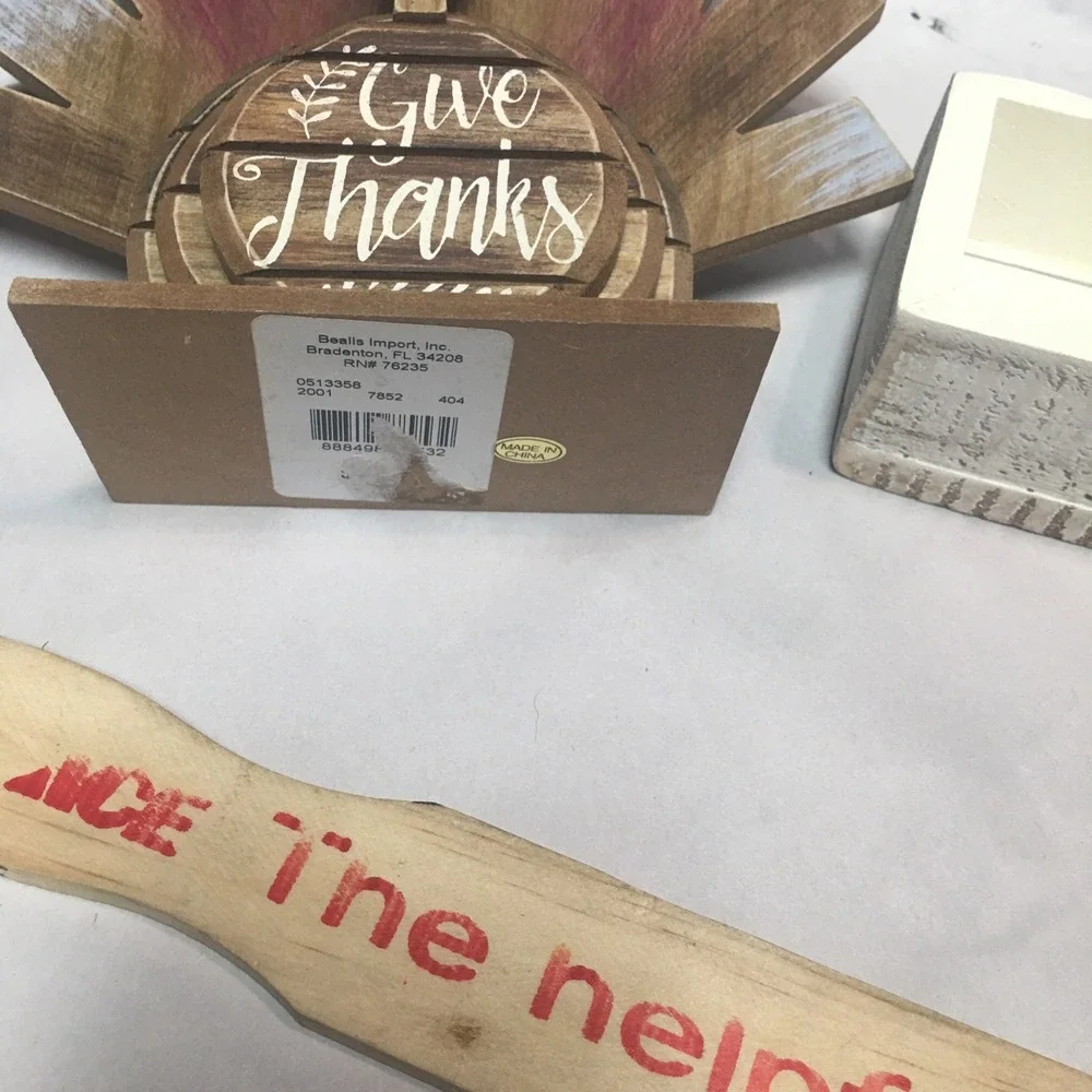 N/A thanksgiving wooden